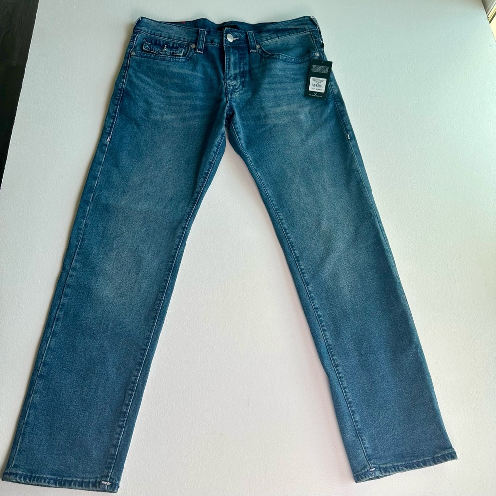 True Religion‎ Geno Relaxed Slim Flap Pockets Mens Size 33 NWT